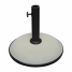 Marbueno Round Umbrella Base Cement 36x29.5 cm 11KG White Garden, Pool, Terrace 10445 image1
