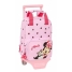 School Rucksack with Wheels Minnie Mouse 20 x 28 x 8 cm image1