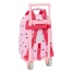 School Rucksack with Wheels Minnie Mouse 20 x 28 x 8 cm image2