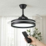 Ceiling Fan with LED Light, 4 Retractable Blades and Remote Control InnovaGoods image1