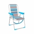 Marbueno Folding Chair Aluminum Orange and Blue Stripes Beach Pool 53X56X78 cm 103461 image1