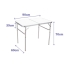 Folding Table Marbueno 90 x 39/70 x 60 cm Multicolour image2