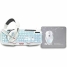 Keyboard and Mouse NASA ANDROMEDA4IN1-W White Multicolour Spanish Qwerty image6
