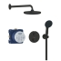 Shower Column Grohe Black 25 cm image3