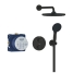 Shower Column Grohe Black 25 cm image2