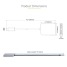 Adaptor Startech MST14CD122DP Grey image2
