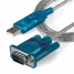 USB Cable DB-9 Startech ICUSB232SM3 Blue 91 cm image2