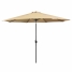 Marbueno Parasol Acero 8 Varillas D300 cm Poliéster Marrón Jardín, Piscina, Terraza image1