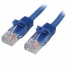 UTP Category 6 Rigid Network Cable Startech 45PAT3MBL 3 m Blue image1