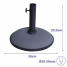 Marbueno Round Umbrella Base Cement 36x29.5 cm 11KG Grey Garden, Pool, Terrace 10442 image2