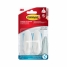 Hook for hanging up 3M 1,3 kg White Metal Plastic (2 Units) image1