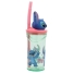 Cup with Straw Stitch Flowers 3D 360 ml image4