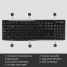 Keyboard and Mouse Logitech 920-003748 Black French AZERTY image5