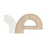 Photo frame Gift Decor Home White Brown MDF Wood (6 Units) image3