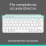 Keyboard Logitech 920-012974 White Grey QWERTY image2