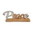 Decorative Figure Krist+ Peace Silver Glitter 6 x 13 x 31 cm image1
