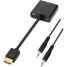 HDMI toS VGA with Audio Adapter Aisens A122-0126 image3