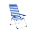 Folding Chair Marbueno Blue White 69 x 110 x 58 cm image1