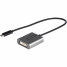 USB C to DVI Adapter Startech CDP2DVIEC Black Silver Black/Silver image1