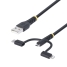 USB Cable Startech RLTCUB1MBK Black 1 m image1