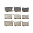 Multi-purpose basket DKD Home Decor Beige Grey Light brown 40 x 30 x 24 cm Wood 3 Pieces (3 Units) image2