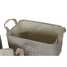Multi-purpose basket DKD Home Decor Beige Grey Light brown 40 x 30 x 24 cm Wood 3 Pieces (3 Units) image4