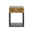 Nightstand DKD Home Decor Golden 35 x 40 x 55 cm Black Metal Wood image5