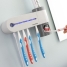 UV Toothbrush Steriliser with Stand and Toothpaste Dispenser Smiluv InnovaGoods image4