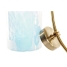 Vase DKD Home Decor Blue Golden Metal Crystal Mediterranean 19 x 15 x 33 cm image2
