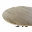 Dining Table DKD Home Decor 127 x 127 x 75 cm Natural Black Metal Aluminium Mango wood image2