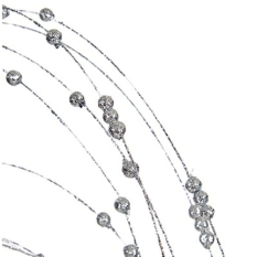 Branch Krist+ Silver Berries 100 x 3 x 5 cm (24 Units)