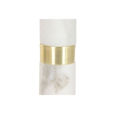 Side table Home ESPRIT White Golden 41 X 41 X 58 CM