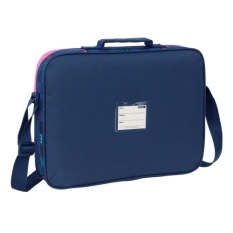 School Bag Benetton Damero Navy Blue 38 x 28 x 6 cm