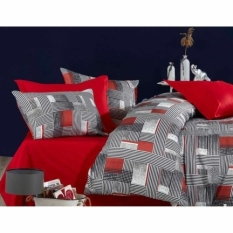 Duvet cover set Grey Super king 3 Pieces