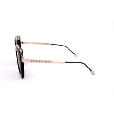 Ladies' Sunglasses PHILIPP PLEIN SPP097S SHINY DARK BLACK