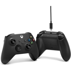 Xbox One Controller + PC Cable XBOX EP2-29944 Black