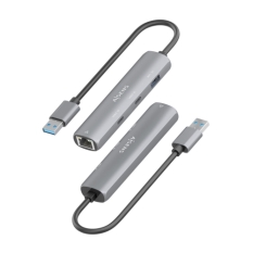 USB Hub Aisens ASUC-4P036-GR Grey