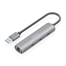 USB Hub Aisens ASUC-4P037-GR Grey