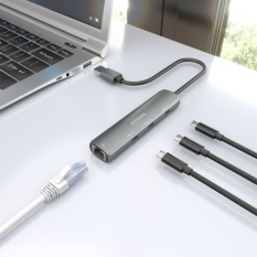 USB Hub Aisens ASUC-4P037-GR Grey