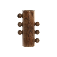Vase Home ESPRIT Mango wood 10 x 10 x 28 cm
