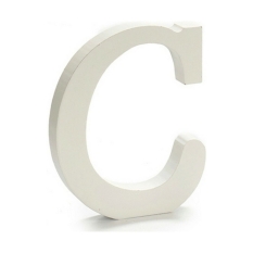 Letter Pincello C White 1,8 x 21 x 17 cm (12 Units)