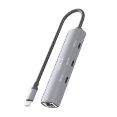 USB Hub Aisens ASUC-4P041-GR Grey