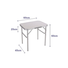 Folding Table Marbueno White 60 x 60 x 45 cm