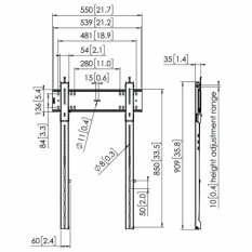 TV Mount Vogel's 7368150 43