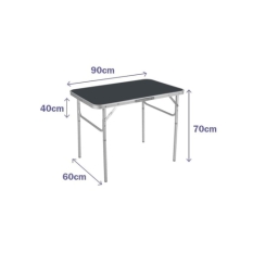 Folding Table Marbueno Grey 90 x 70 x 60 cm
