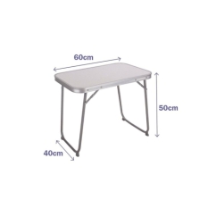 Folding Table Marbueno White 60 x 40 x 50 cm