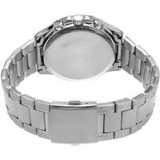 Men's Watch Casio MTP1374D1AVDF Black Silver (Ø 35 mm) (Ø 47 mm)