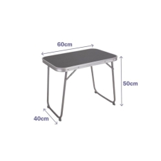 Folding Table Marbueno Grey 60 x 40 x 50 cm