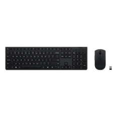Keyboard and Mouse Lenovo 4X31R64344 Grey QWERTY