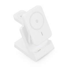 Cordless Charger Aisens 4IN1 15WACCS White